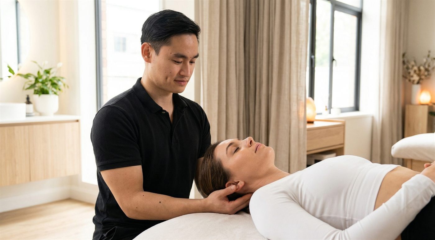 In-home assisted stretching session in Calgary